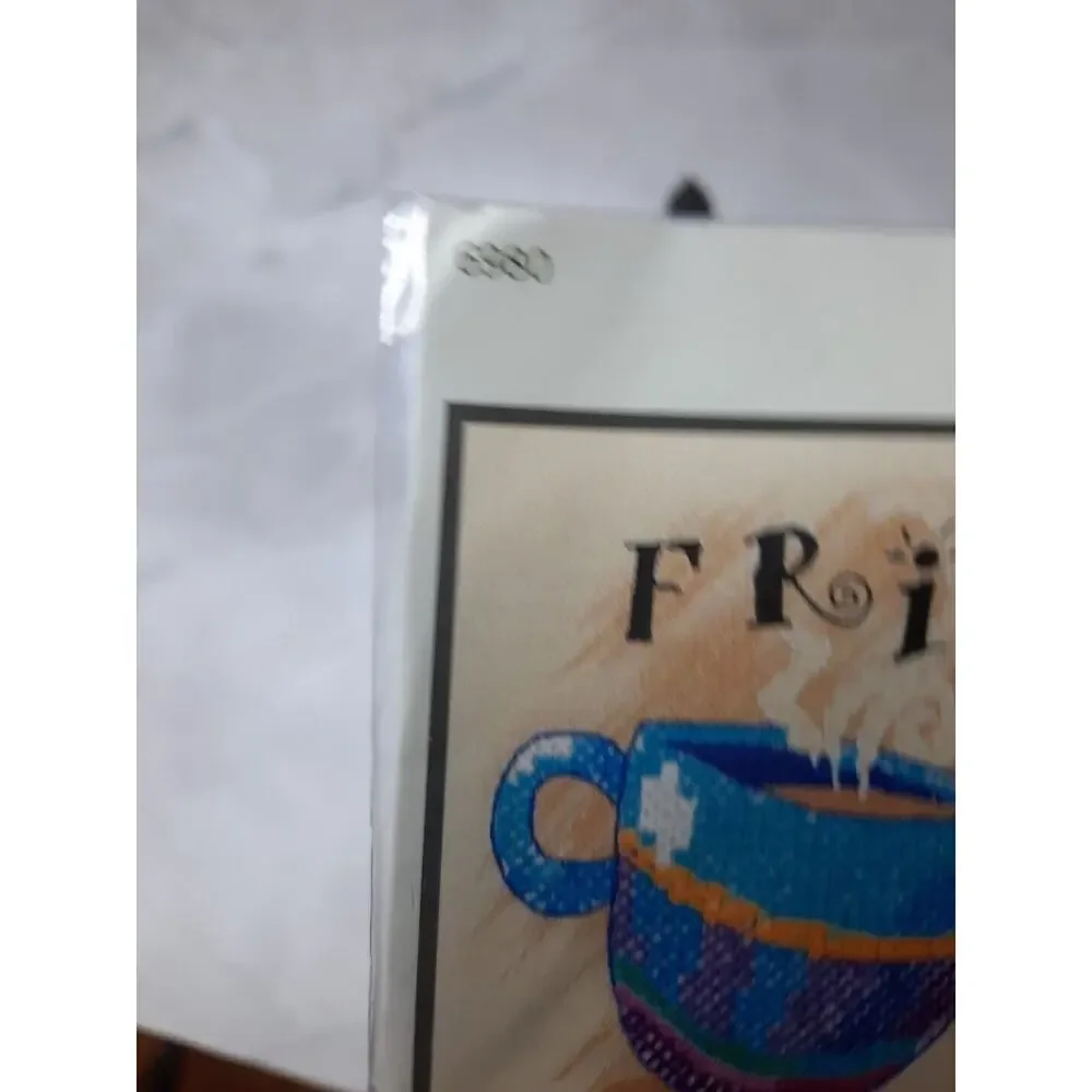 Dimensions Counted Cross Stitch Kit FRIENDS CHEAPER THAN A SHRINK 6980 7x5